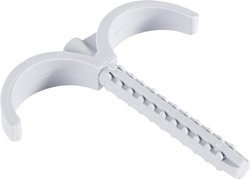 Uchwyt kablowy Jäger Direkt 743131   do montażu w ścianie, bez halogenów, bez krzemu, stabilność UV 1 szt.