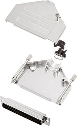 Zestaw listew męskich D-Sub encitech DTCK37-DMP-K 6355-0061-24, rzędy: 2, styki: 37, 180 °, 1 zest.