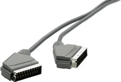 Kabel SCART SpeaKa Professional 11710C111, 21-pin, 1x wtyk M SCART na 1x wtyk M SCART, czarny, 1,2 m