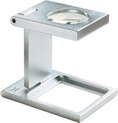 Lupa z podziałką Eschenbach  1258  Współczynnik powiększenia: 6 x Rozmiar soczewki: (Ø) 22.6 mm srebrny