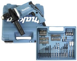 Makita   1-biegowa-Wiertarka udarowa 710 W zaw. akcesoria, zaw. walizkę