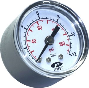 Manometr 12 bar 40 mm - 1/8 cala AG Manometr Aerotec 9052092