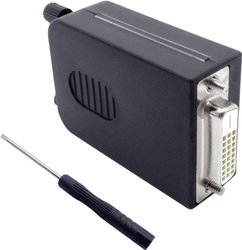 Złącze DVI Quadrios 2001C228, brąz fosforowy, złącze żeńskie proste, 1 szt.