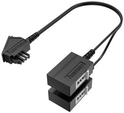 telefony kabel Hama TAE-Verteiler, TAE-F-Stecker - 2  TAE-F-Kupplungen 00201131, 1 szt.