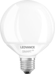 SMART + WIFI Globus Wielokolorowy G95 100 14W Wielokolorowy E27 SMART+ LEDVANCE G95 RGBW 4058075609617, 1 szt.
