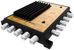 Multiprzełącznik SAT, unikabel 2 Inverto Inverto IDLU-UST110-CUO4O-32PP Wejścia (multi-switch): 5 (4 sat/ 1 naziemne) Ilość uczestników: 16