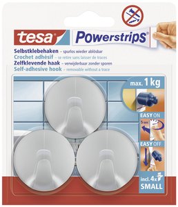 Hak samoprzylepny tesa POWERSTRIPS® 57578-00000-20 3 szt.