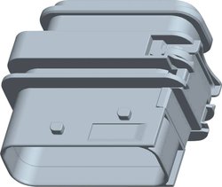 Obudowa złącza pin żeńskiego na PCB TE Connectivity HDSCS, MCP 1-1564534-1, automotive, piny: 4, 1 szt.