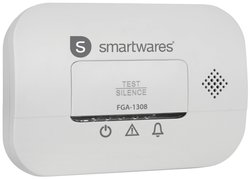 Smartwares FGA-13081 Czujnik czadu   bateryjne Wykrywanie Tlenek węgla