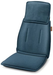 Pokrowiec na fotel z masażem Shiatsu Beurer MG 330, niebieski Poduszka masujaca Beurer MG 330 petrol blue 36 W niebieski