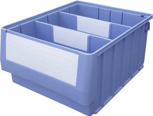 Skrzynka magazynowa VISO  TR 3214  (S x W x G) 234 x 140 x 300 mm niebieski 1 szt.