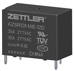 Przekaźnik drukowany Zettler Electronics AZSR131-1AE-24DGW, monostabilny, 1 cewka, 277 V/AC, 35 A, 1 szt.