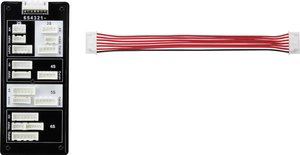 Płytka balansera LiPo Wykonanie ładowarki: XH Wykonanie akumulatora: TP/FP, HP/PQ, XH Odpowiedni dla komórek: 2 - 6 VOLTCRAFT