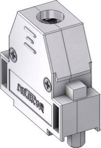 Obudowa złącza D-SUB Deltron Connectors CTLM15RUN4, tworzywo sztuczne, metalizowane, 180 °, 1 szt.