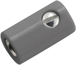 Złącze miniaturowe, O 2,6 mm, proste, szare
