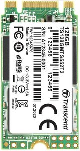 Dysk wewnętrzny SSD SATA M.2 2242 128 GB Transcend MTS552T2 SATA 6 Gb/s Przemysłowy