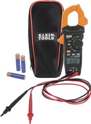 Cyfrowe cęgi prądowe Klein Tools 400 A AC z automatycznym wyborem zakresu pomiarowego Multimetr Klein Tools CL120 CAT III 600 V