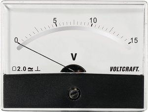 Analogowy wskaźnik panelowy VOLTCRAFT AM-86X65/15V/DC