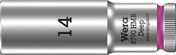 Nasadka Zyklop 8790 HMB Deep z gniazdem 3/8'' Nasadka 14 mm Wera 05004536001 1 szt.