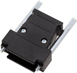 Obudowa złącza D-SUB encitech D3PK09-P-LJS-K 1260-0102-01, tworzywo sztuczne, 180 °, 1 szt.