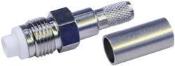 Złącze FME Telegärtner J01701A0004 J01701A0004 złącze żeńskie proste 50 Ω 1 szt.