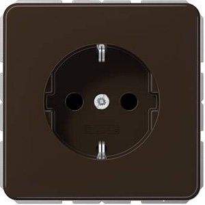 Jung CD1520BR Styk uziemienia 16A 250V brązowy Gniazdo z uziemieniem Jung CD1520BR brązowy