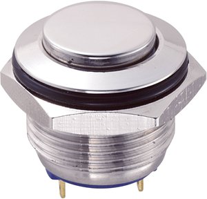 Przycisk wandaloodporny chwilowy TRU COMPONENTS GQ16H-10/J/S, 1 x wył/(wł), 1 szt.