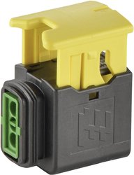 Obudowa złącza pin żeńskiego na kabel TE Connectivity HDSCS, MCP 1-1418483-1, automotive, piny: 2, 1 szt.
