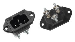 Złącze męskie IEC Bachmann 918.170, styki: 2, 250 V, 10 A, 1 szt.