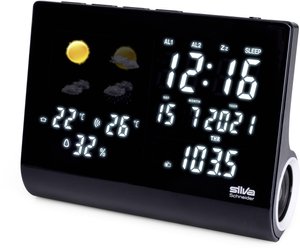 Radiobudzik Silva Schneider UR-WS 1500 UKW funkcja ładowania akumulatora, funkcja budzika czarny