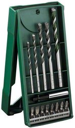 Zestaw wierteł uniwersalnych Mini-X-Line, 14 sztuk, 1 uniwersalny uchwyt magnetyczny Zestaw wierteł wielozadaniowych Bosch Accessories 2607017161 1 zest.