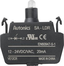 TRU COMPONENTS Typ pojedynczy blok LED / 12 V, 24 V / czerwony TRU COMPONENTS SA-LDR Element LED czerwony 12 V, 24 V 1 szt.