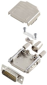 Zestaw listew męskich D-Sub encitech DPPK15-M-HDP26-W-K 6355-8014-02, rzędy: 3, styki: 26, 180 °, 1 szt.