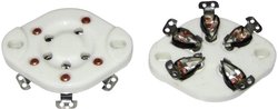 Gniazdo lampy elektronowej Ilość biegunów 5 Trzonek UX-5 Typ montażu Rama konstrukcyjna Opis: Ceramika
