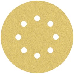 Papier ścierny EXPERT C470 z 8 otworami do szlifierek mimośrodowych, 125 mm, G 80, 5 części. Papier ścierny ekscentryczny Bosch Accessories EXPERT C470 2608900805 5 szt.