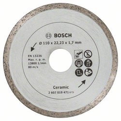 Bosch Accessories 2607019471  Tarcza tnąca diamentowa Średnica 110 mm   1 szt.