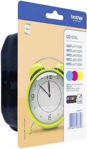 Brother atrament LC-125XL tusz oryginalny Combi-Pack Cyjan, Magenta, Żółty LC125XLRBWBPDR