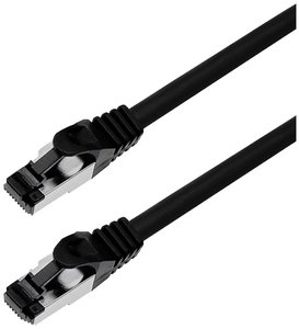 Kabel LAN Maxtrack TI 29-20 L, 1 szt., RJ45, CAT 6a, 20.00 m, czarny