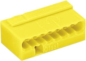 Złącze do puszki podtynkowej WAGO 243-508, PIN: 8, 100 V/AC, 6 A, 1 szt.
