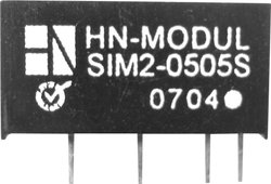 Przetwornica DC/DC, do PCB HN Power SIM2-0505S-SIL7 5 V/DC 5 V/DC 400 mA 2 W Ilość wyjść: 1 x