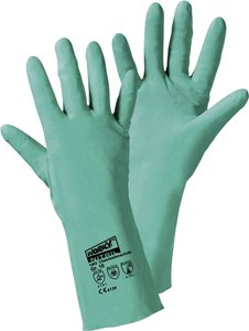 Rękawice odporne na chemikalia L+D Kemi 1463-10, Rozmiar rękawic: 10, XL, turkusowy
