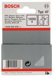 Gwoździe, typ 47, 1,8 x 1,27 x 23 mm, 1000 szt. Bosch Accessories 1609200378, N/A, 1000 szt.