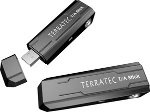 Odbiornik USB dla telewizji analogowej i cyfrowej oraz radia Odbiornik TV USB Terratec Cinergy T/A 160650, 1 szt.