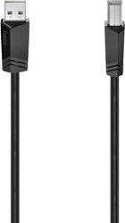 Kabel USB Hama, USB 2.0, Złącze męskie USB-A, Złącze męskie USB-B, 3.00 m