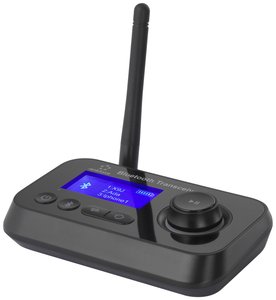 Nadajnik/odbiornik muzyczny Bluetooth® Renkforce RF-BTR-210 Wersja Bluetooth: 5.0 10 m zintegrowany wskaźnik LED