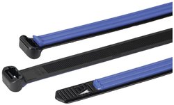 Opaska kablowa HellermannTyton SGT100S-PA66HS/TPE-BK/BU 111-50000, 1 szt.