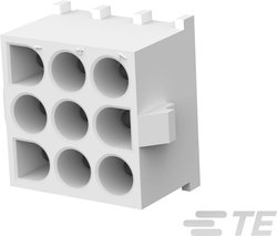 Obudowa złącza pin żeńskiego na PCB TE Connectivity 643426-1, wire-to-board, piny: 9, 12 A, 1 szt.