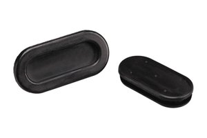 Przepust kablowy o długim otworze z membraną PB Fastener, 1098-01, 1098-01, Grubość membrany 0,9 mm, (D x S x W) 42 x 19 x 7 mm, czarny, 1 szt.