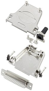 Zestaw listew żeńskich D-Sub encitech DTZF25-HDS44-W-K 6355-8063-13, rzędy: 3, styki: 44, 180 °, 1 szt.