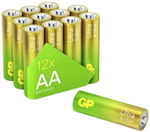 Baterie AA GP Batteries Ultra GPULT15A931C12, 1.5 V, alkaliczno-manganowe, 12 szt.